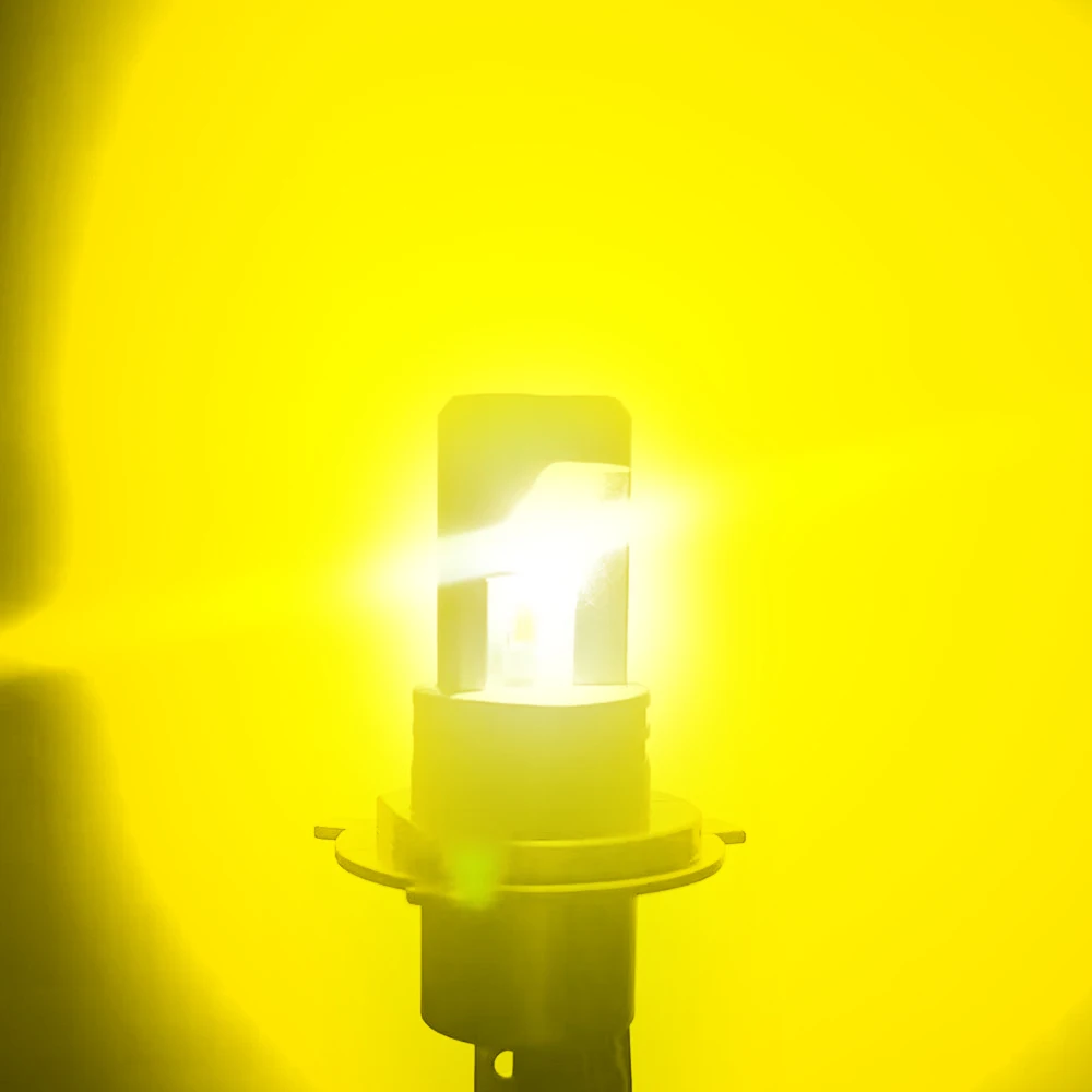 

AUXITO 2X 2025 Новый 20000LM H4 LED 9003 HB2 Фара 3000K Желтый Canbus Дальний ближний свет 50 Вт 12 В Лампа для фар для автомобиля Мотоцикла