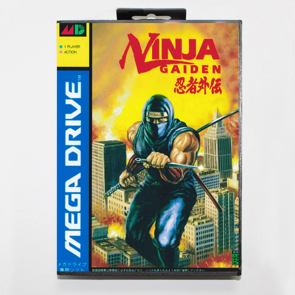 Игровая карта Ninja Gaiden для Sega Mega Drive/Genesis 16BIT