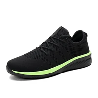 sneakers mens running shoes trend lightweight walking shoes mens sneakers breathable solid color black free shipping