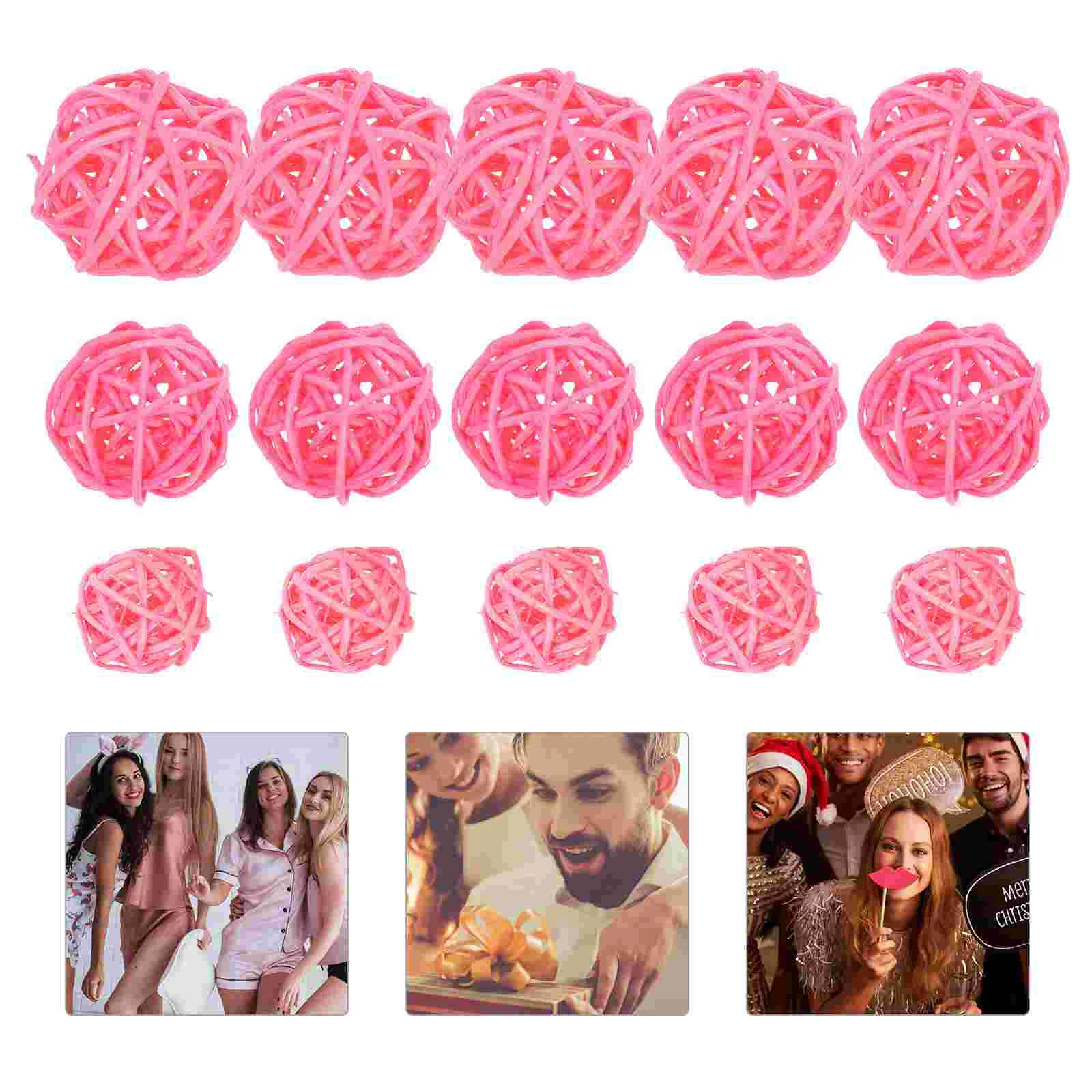 

Rattan Garden Wedding Party Petchristmas Hanging Home Toys Wood Fillers Vase Props Photo Parrot Wicker Bird Wreath Heart