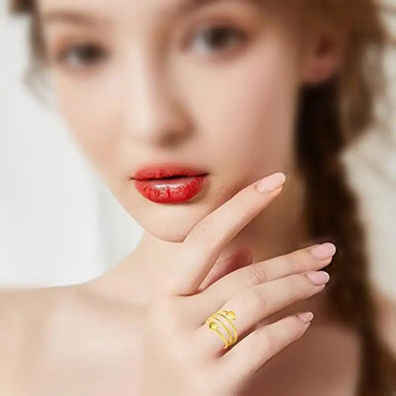 U2JF Медное кольцо Циркуляция Исцеление артрита Кольцо Воллет Магнитное