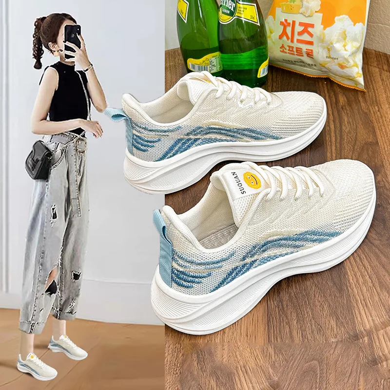 

IWomen's Shoes 2023 Summer and Autumn New Fashion Student Casual Sports Shoes Breathable Fitness Running Casual Shoes