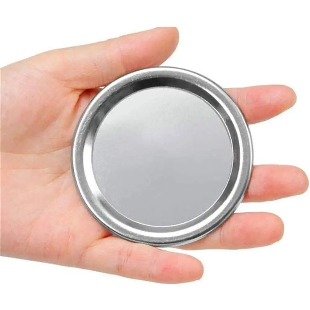 

1pc Canning Lids And Bands For Regular Mouth 70mm Jar Rings Split Type Leak Proof Metal Mason Jar Glass Bottles Canning Lid C9q1