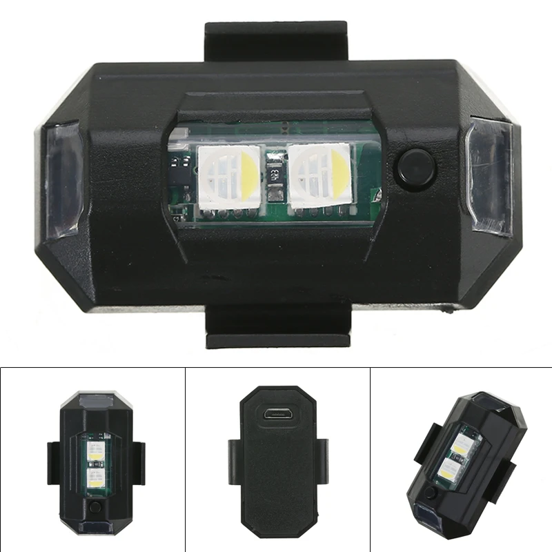 

Универсальная светодиодная сигнальная лампа для предотвращения столкновений, мини-стробоскоп, сигнальная лампа для радиоуправляемых мотоциклов, дронов, сигнальная лампа