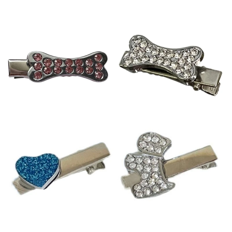 

Заколка для волос y2k, заколка для волос в виде кости собаки, женская заколка для волос в форме сердца, заколка для волос в форме сердца, аксесс...