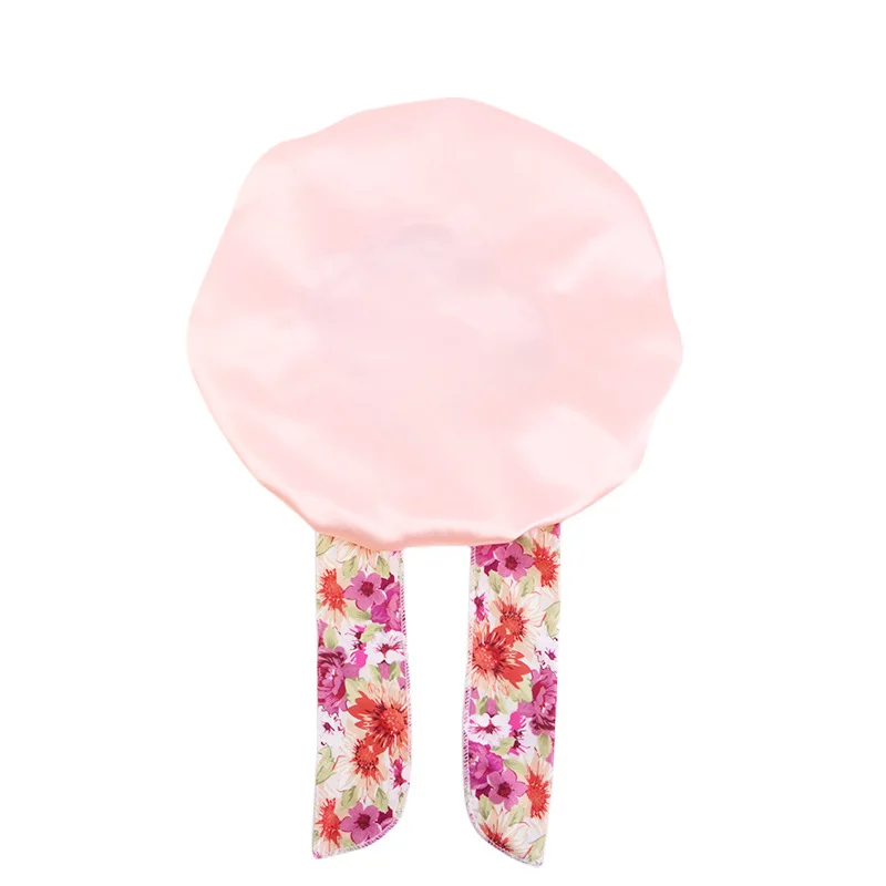 Однотонная атласная шелковая искусственная кожа с лентой галстук шарф для волос