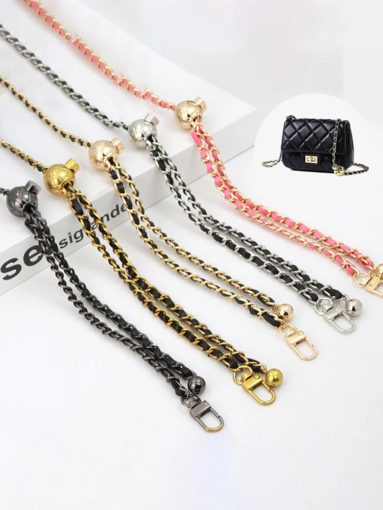 nipocaio 2 Pieces Imitation Pearl Chain Strap Extender Pearl Bag Chain Strap  Extender Pearl Purse Chain Strap Extenders Replacement