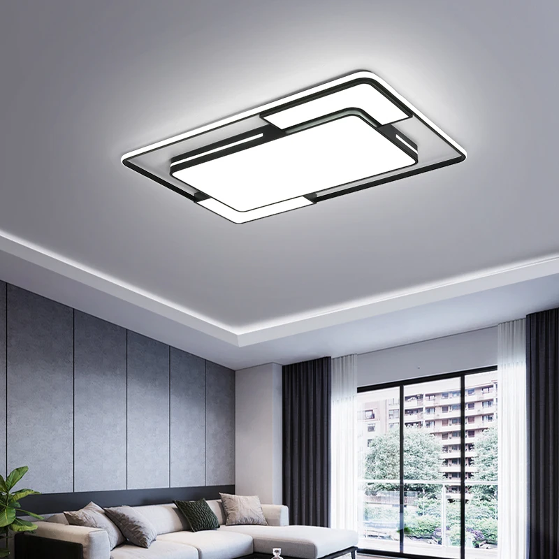 

Modern chandeliers ceiling for living Study room bedroom home decor lampara techo AC110-220V Black led chandelier light fixture