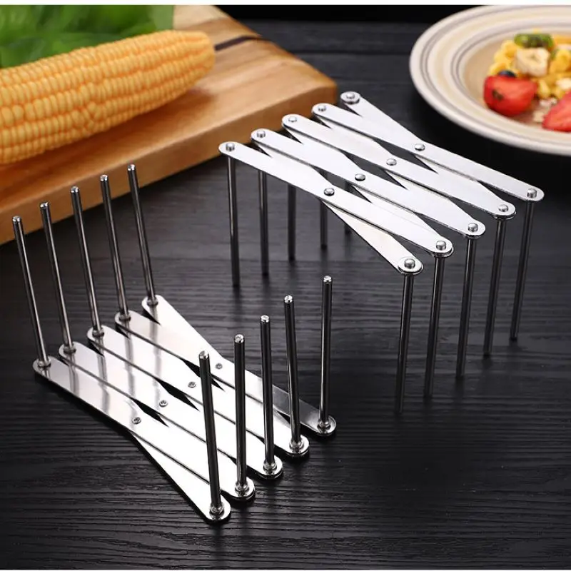 

Stainless Steel Foldable Plate Storage Rack Sink Dish Drain Organizer Pot Lid Holder Adjustable Pan Stand Kitchen Accessories