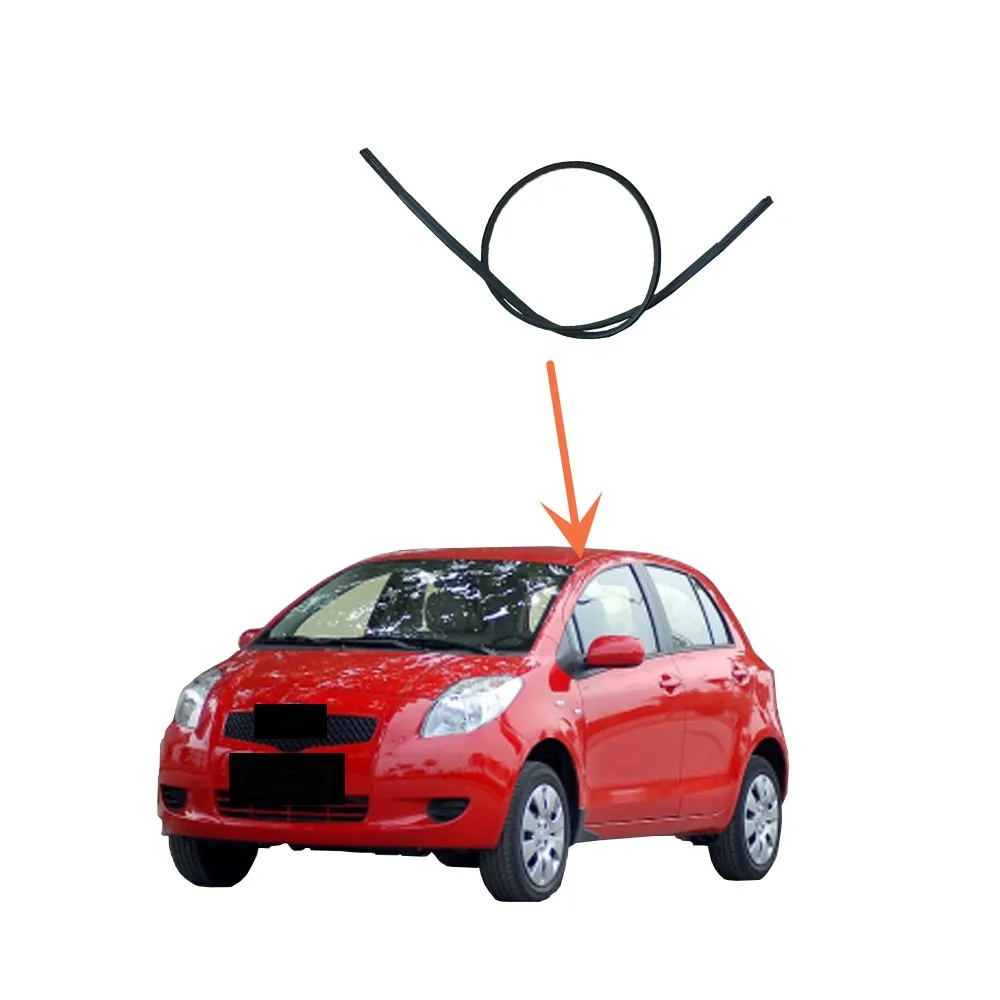 

2 Piece Roof Rubber Strip for Toyota Yaris Protector Weatherstrip for Yaris Hatchback 2006-2013 Outer Rain Seal 75551-0D100