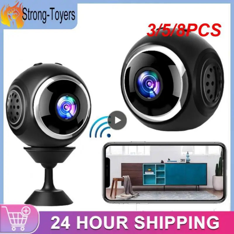 

3/5/8PCS Mini Wifi Ip Camera For Ios/android Small Camera Indoor Wifi Survalance Camera Mini Camera Infrared Night Vision