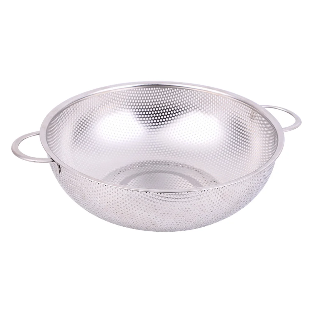 

Stainless Steel Wash Basket Fruit Basket Rice Colander Stainless Steel Fruit Vegetable Washing Basket Fruit Kitchen accessories