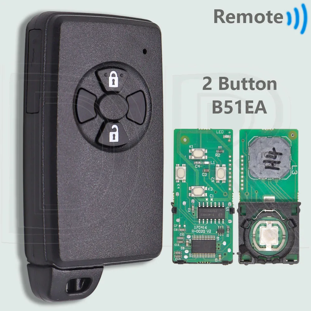 

DR B90EA 61A544-0010 89904-12170 4D DST80 P1 98 433 МГц 2-кнопочный ключ дистанционного управления без ключа Go для автомобиля Toyota RAV4 Urban Cruise