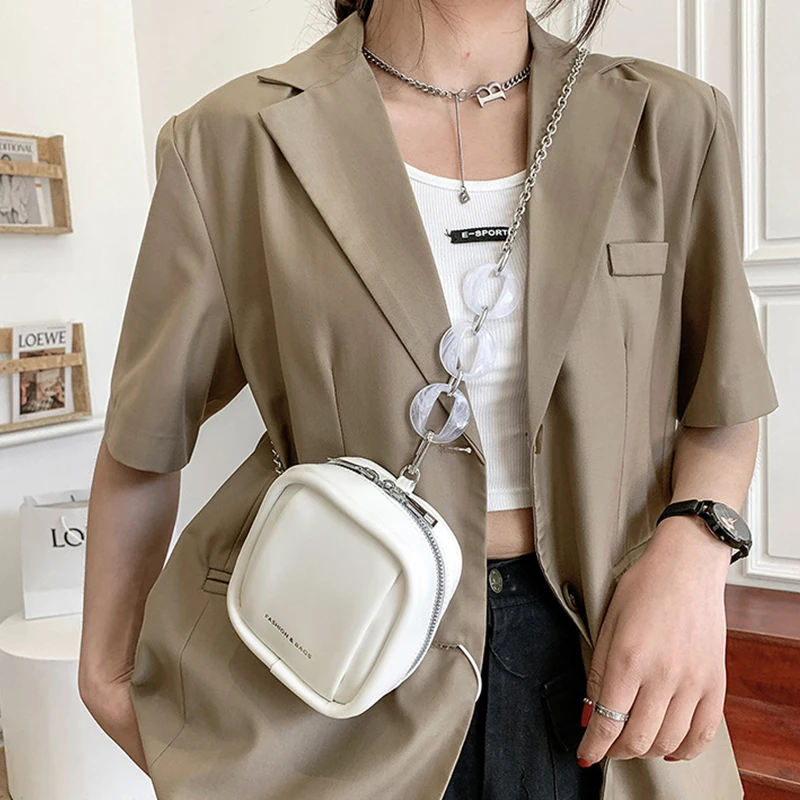 2023 New Fashion Female Shoulder Bags Chain Simplicity Women's Crossbody Bag Casual Trendy Phone Bag Square Bags Handbags