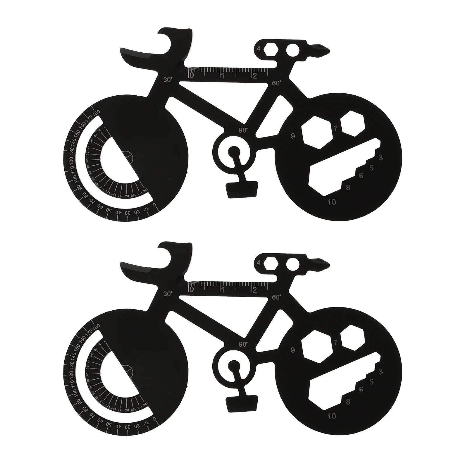 

Bicycle Tool Card Cards Camping Supply Bike Shaped Multifunctional Wrench Combinations Hex
