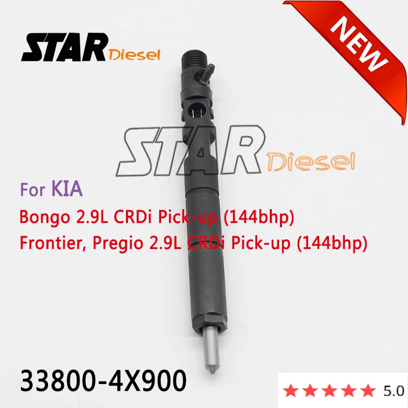 

Форсунка топливной форсунки STAR Diesel 33800-4X900, 338004X900 Euro 3, распылитель для Frontier Pregio 2.9L CRDi Pick-up (144bhp)
