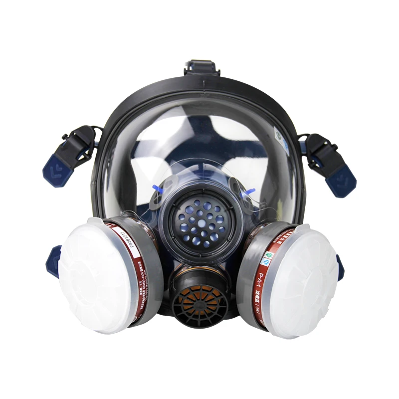 

ST-S100X-3 Gas Mask Full Face Anti-Dust Reusable Protective Facemask Respirator For Spraying Painting Decoration