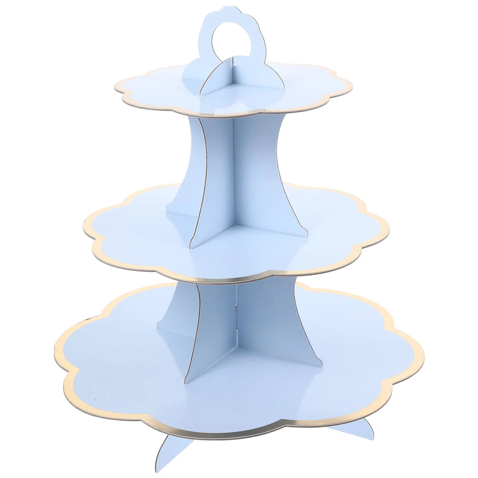 

Stand Cupcake Cake Cupcakes Tier Tower Dessert Dish Paper Platter Plate Display Trayholder Pastry Round Flower Snack Tiered Tree
