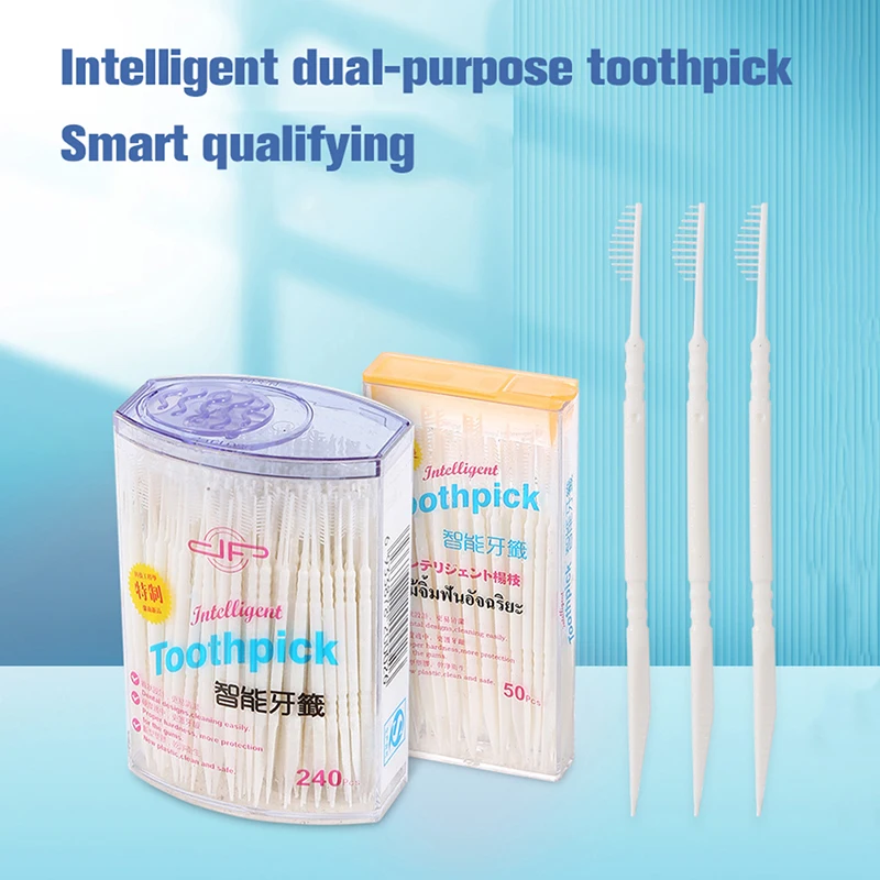 

50/240 шт., двухсторонние зубные палочки для ухода за зубами