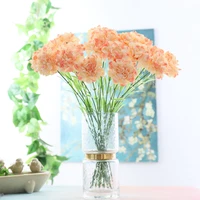 photography background props carnation mothers day gift decoration silk cloth simulation moisturizing flower home party