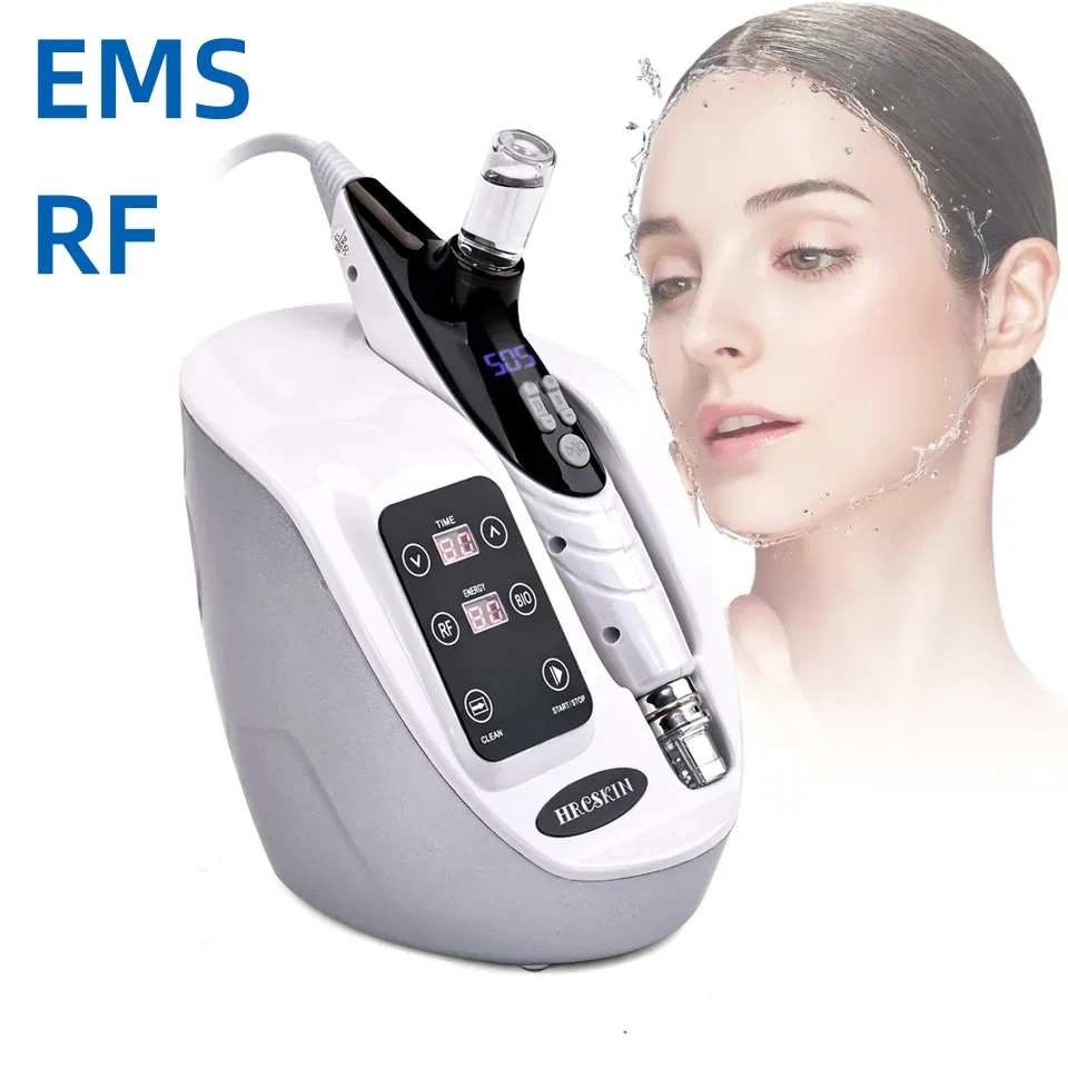 

EMS/RF Needleless Mesotherapy Gun Professional Microcrystal Hydrating Injector for Face Tightening Skin Rejuvenation Beauty Tool