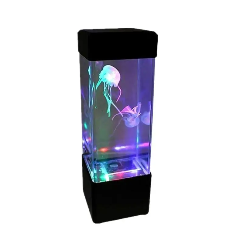 

LED Fantasy Jellyfish Lava Lamp with Color Changing Light Effects-Jelly Fish Tank Aquarium LED Night Mood Light for Home Office