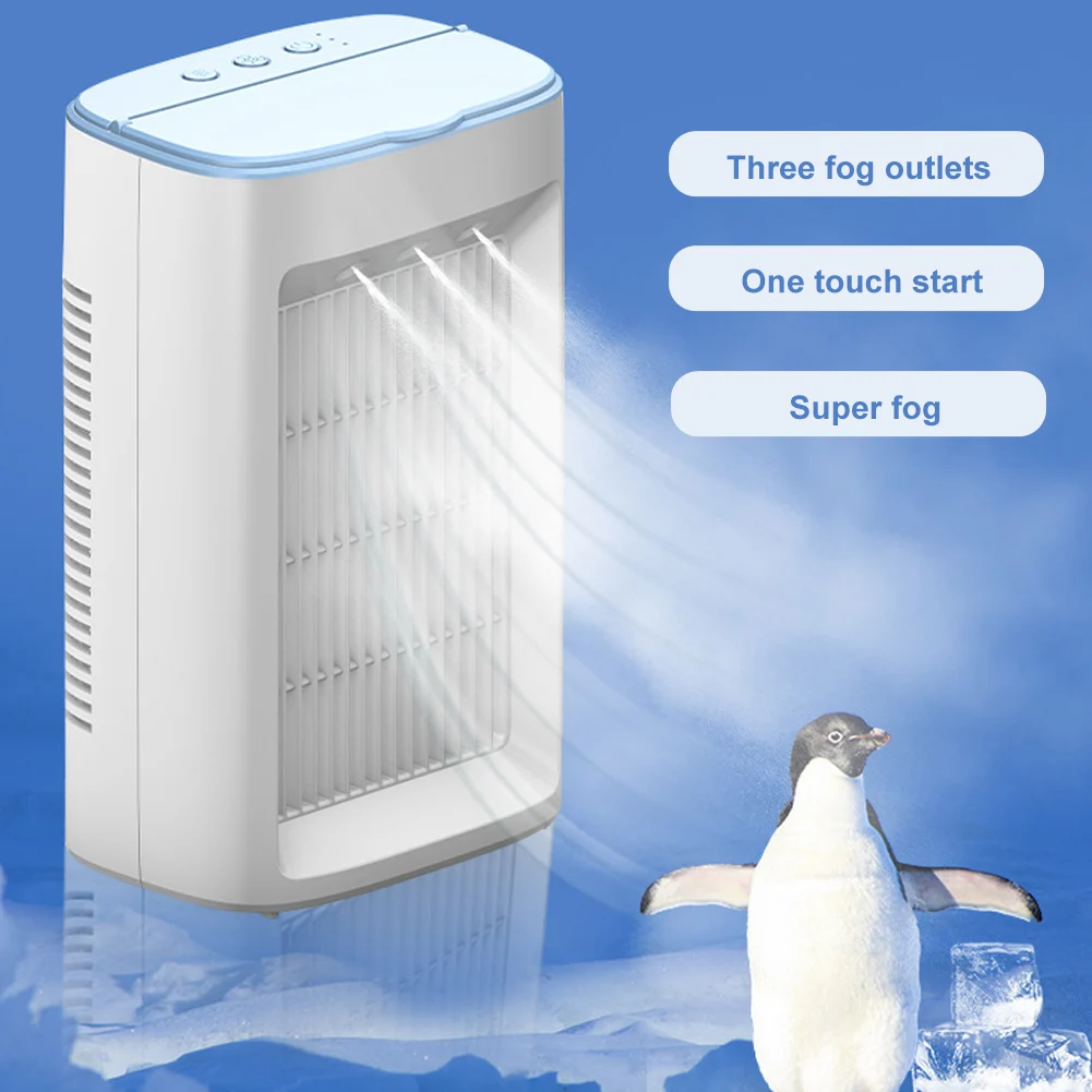 

Air Cooler Multifunction Portable Fan USB Electric Fan Water Spray Mist Fan Mini Air Conditioner Humidifier Fan for Home