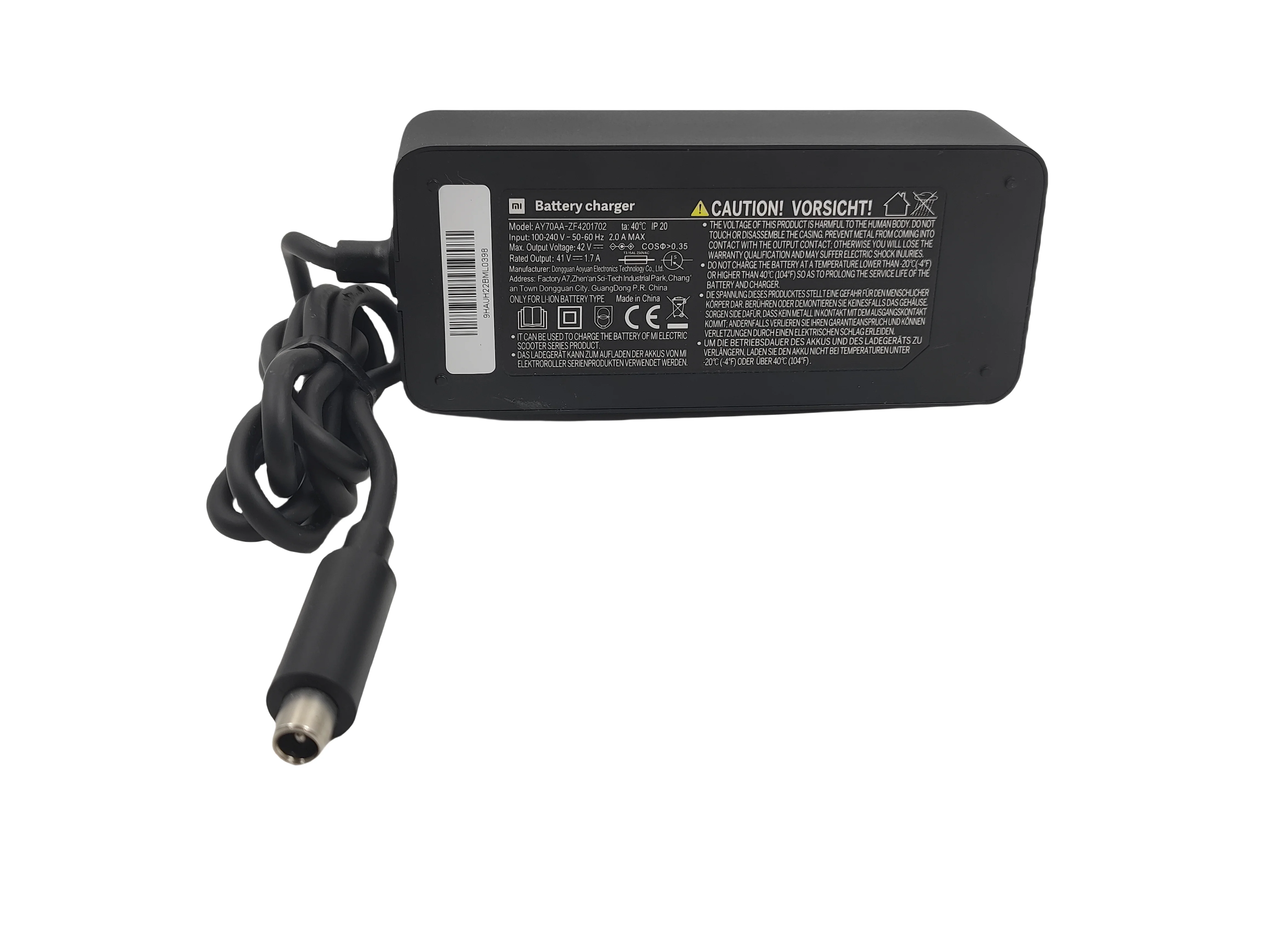 Оригинальное зарядное устройство 42 в 1 7 а для Ninebot ES2 ES4 E22 G30LP T15 F30 F40 F2 D28 D38 запчасти
