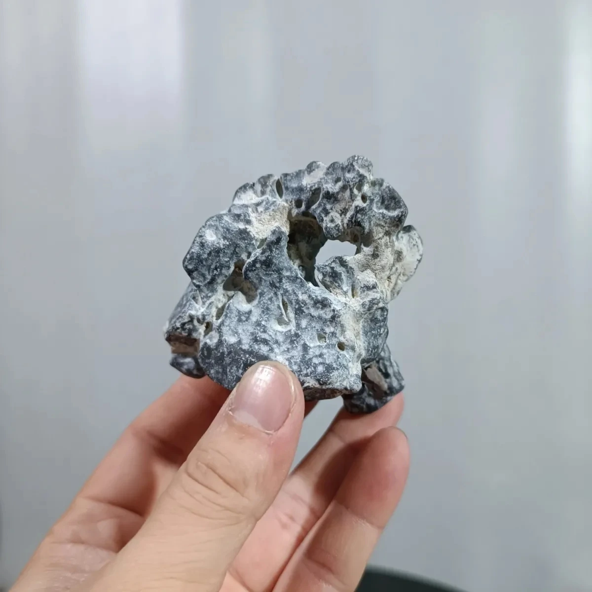 1Pcs Natural Original Taihu Stone Boutique Small Linglong Stone Play Collection Bonsai Fish Tank Landscape Decoration Collection