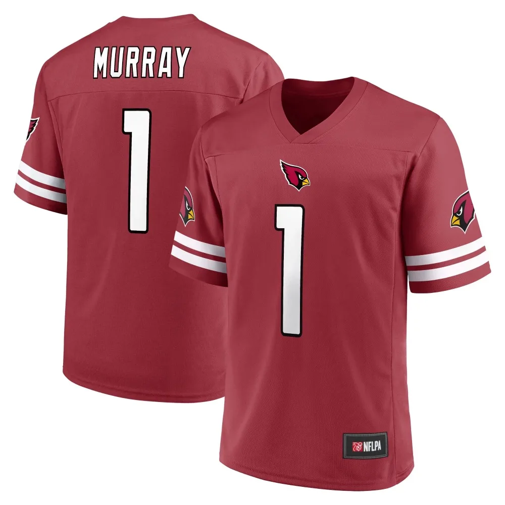 

Men's Kyler Murray Cardinal Arizona Cardinals Replica Player Jersey Tshirt Oversized T-shirt Gym Clothing Men Short Sleeve Tee