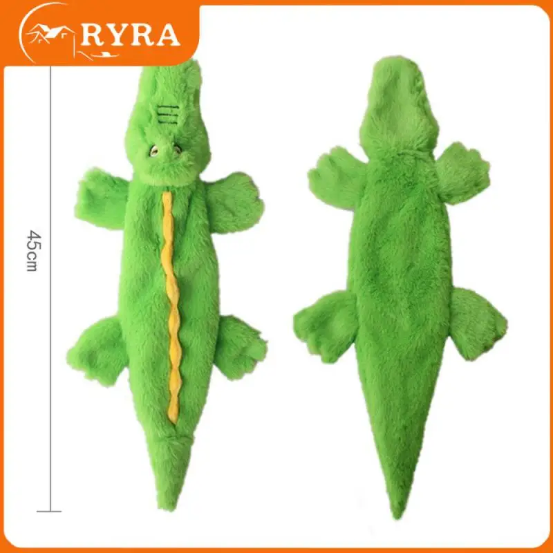 

Игрушка плюшевая со звуком, 45x15 см, крокодил/свинья/слон