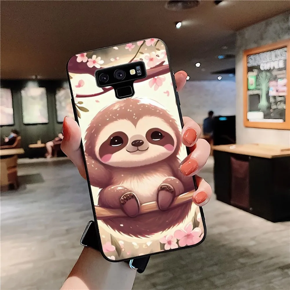 Чехол для телефона Cute Sloth Samsung A 13 21 30 31 32 51 52 53 70 Huawei Honor 50 60 OPPO vivo