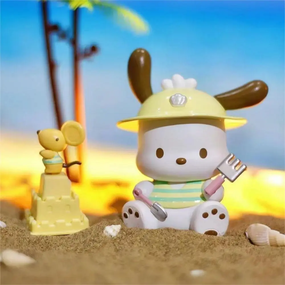 Kawaii Sanrio Pochacco Слепая Коробка Праздничная Пляжная Серия Тайный Сюрприз Фигурка Аниме Модель Куклы Рождественский Пода... (art.: 3920c8dcdf320) - 3920c8dcdf320