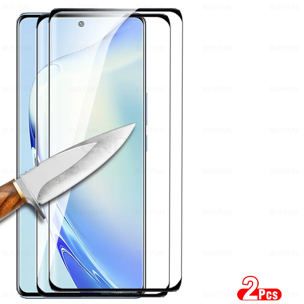 

2pcs For Vivo V27 Pro 5G 6.78'' Curved Full Cover Tempered Glass Screen Protector Vavo V27Pro Vovi V 27 VivoV27 VivoV27Pro 2023