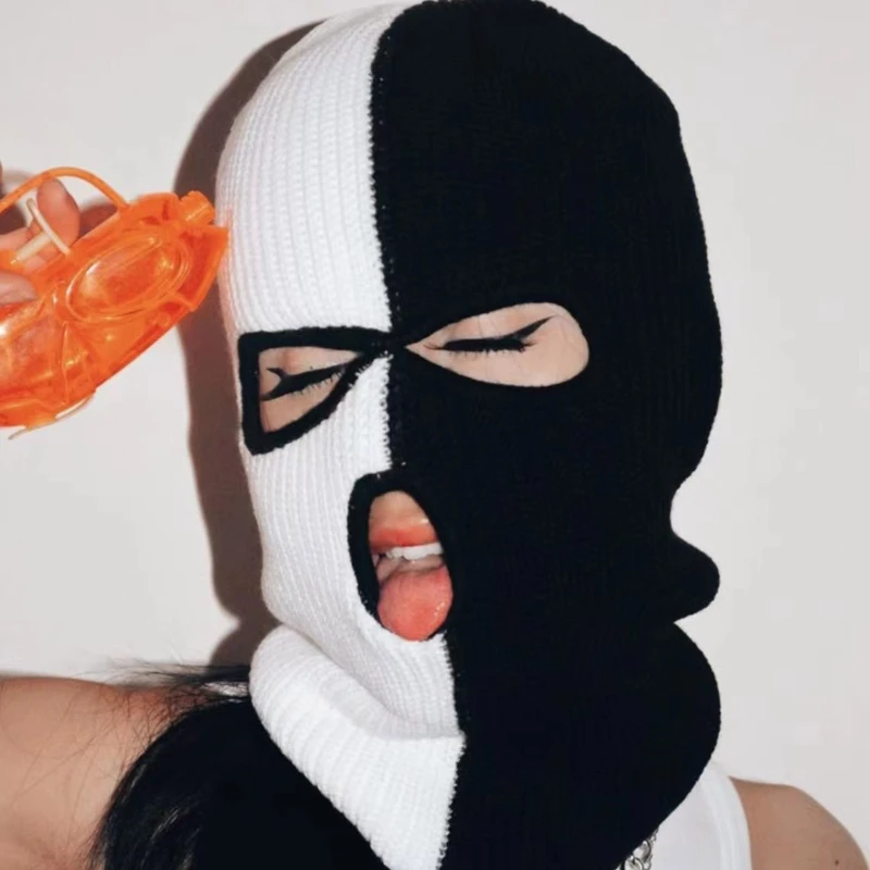 

Mask 3 Hole Full Face Mask Ski Mask Winter Cap Balaclava Helmet