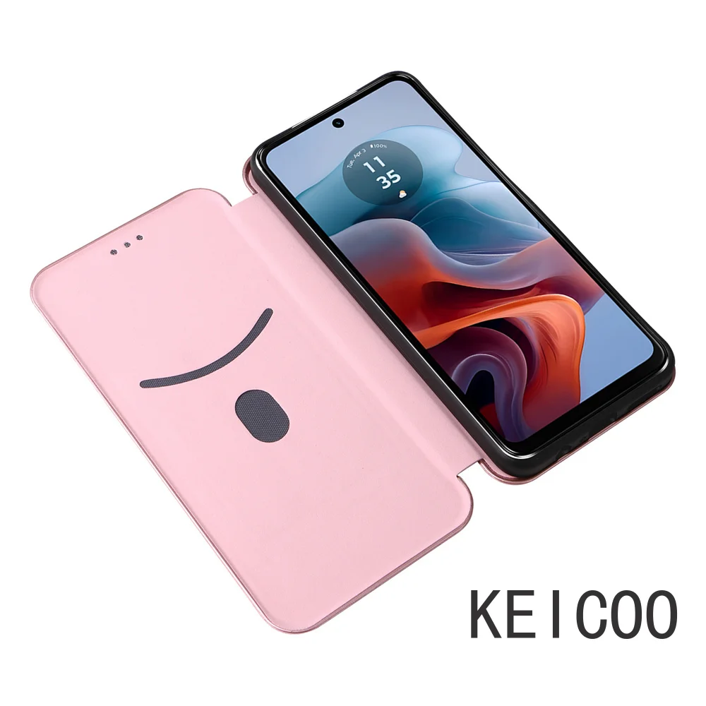 Однотонный чехол-книжка для телефона Motorola Moto G04 G24 G34 G54 G84