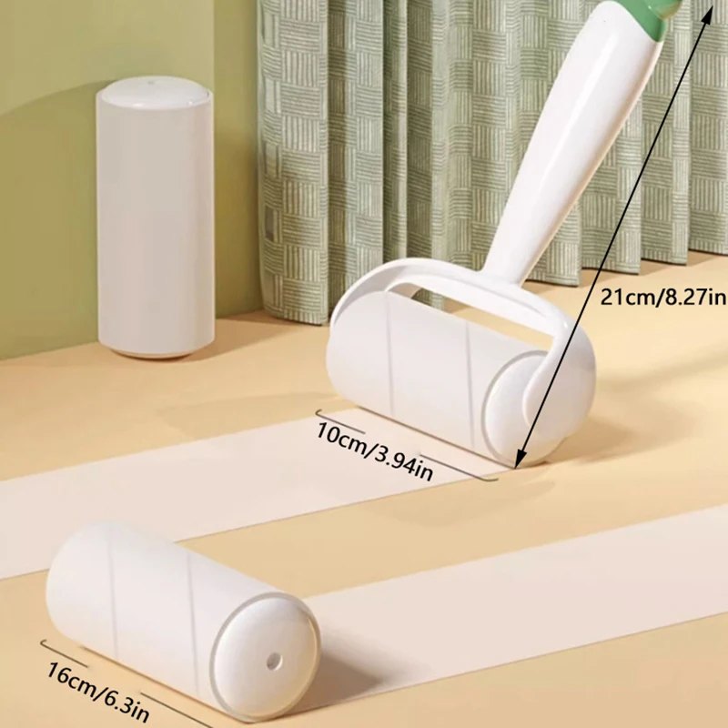 1 шт. отрывная рулонная бумага для волос липкий ролик удаления пыли щетка шерсти