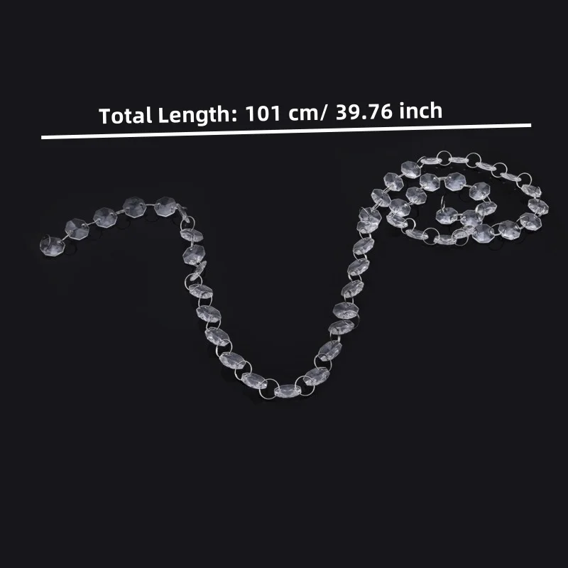 Хрустальная гирлянда из бусин для штор