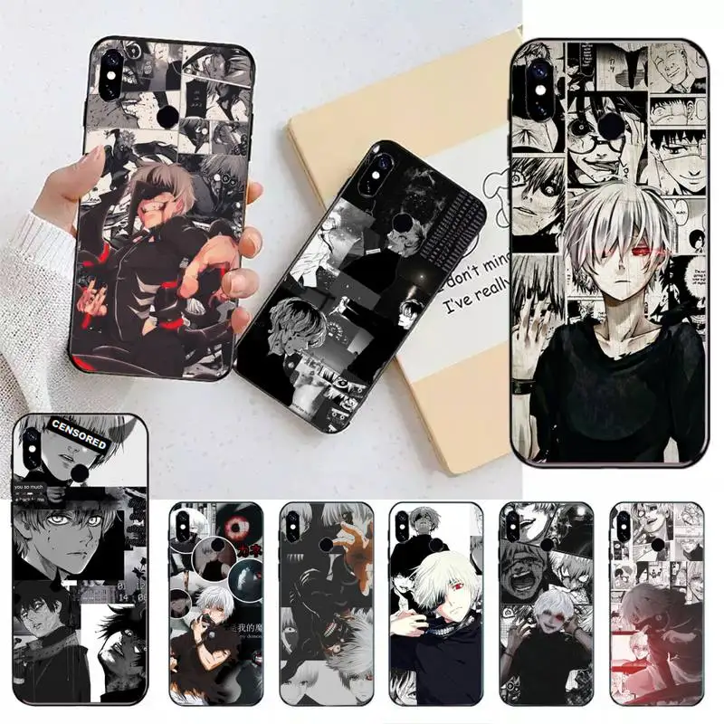 

Tokyo Ghoul Anime Kaneki Ken Phone Case For Xiaomi Redmi note 7 8 9 11 t s 10 A pro lite funda shell coque cover