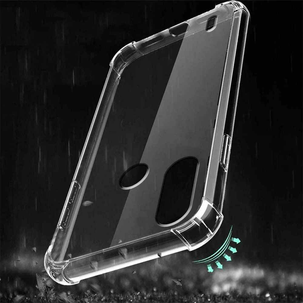 

Clear Case for Motorola Moto E7 Power E7 Plus E7i Power E6s 2020 E6i E32s E20 E30 E40 Edge 20 Pro Soft Silicone TPU Back Cover
