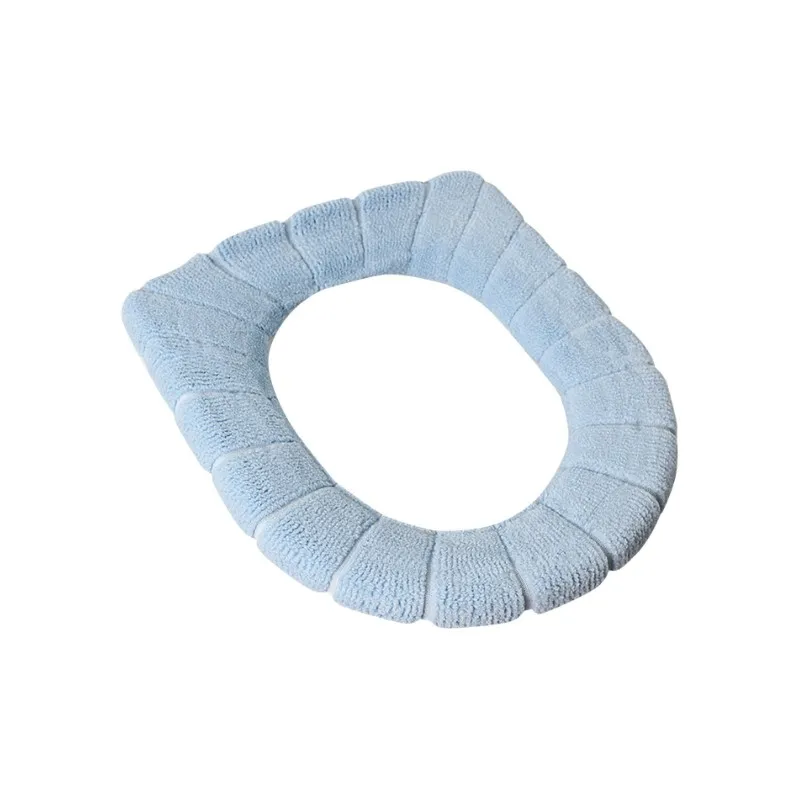 

1PC Winter warm toilet seat cushion Bathroom toilet seat cover washable thickened soft toilet heater accessories