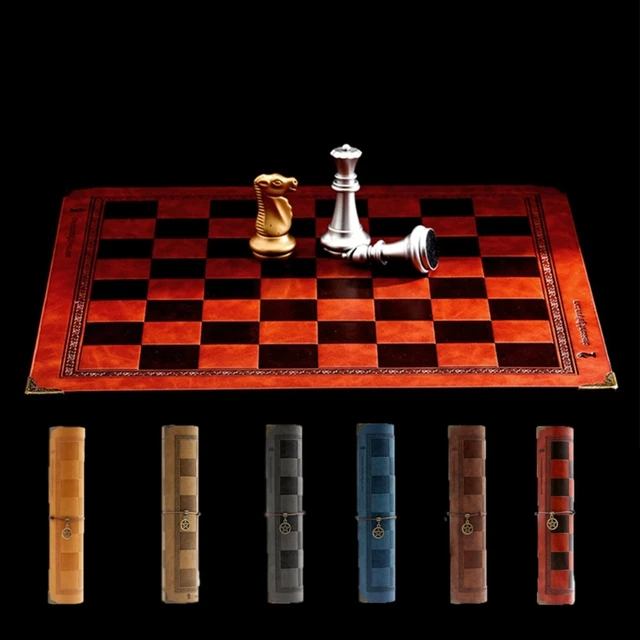9-color Leather Chessboard Luxury Chess High-end Table Game Chile Toy Gift  Series Backgammon Go Game Large Outdoor Chessboard - AliExpress