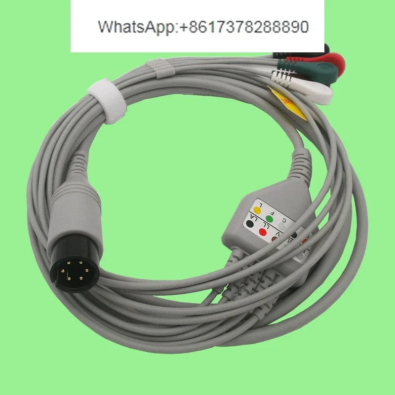 Аксессуары для проводов мониторинга ЭКГ PM7000/8000/9000/MEC1000 шестиконтактная