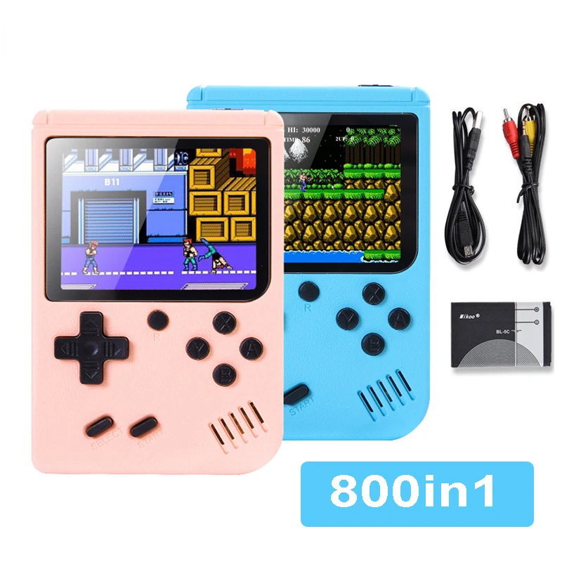 

800 IN 1 Retro Video Game Console Handheld LCD Portable Pocket Game Player Consola For Kids Portatil Consolas De Videojuegos New