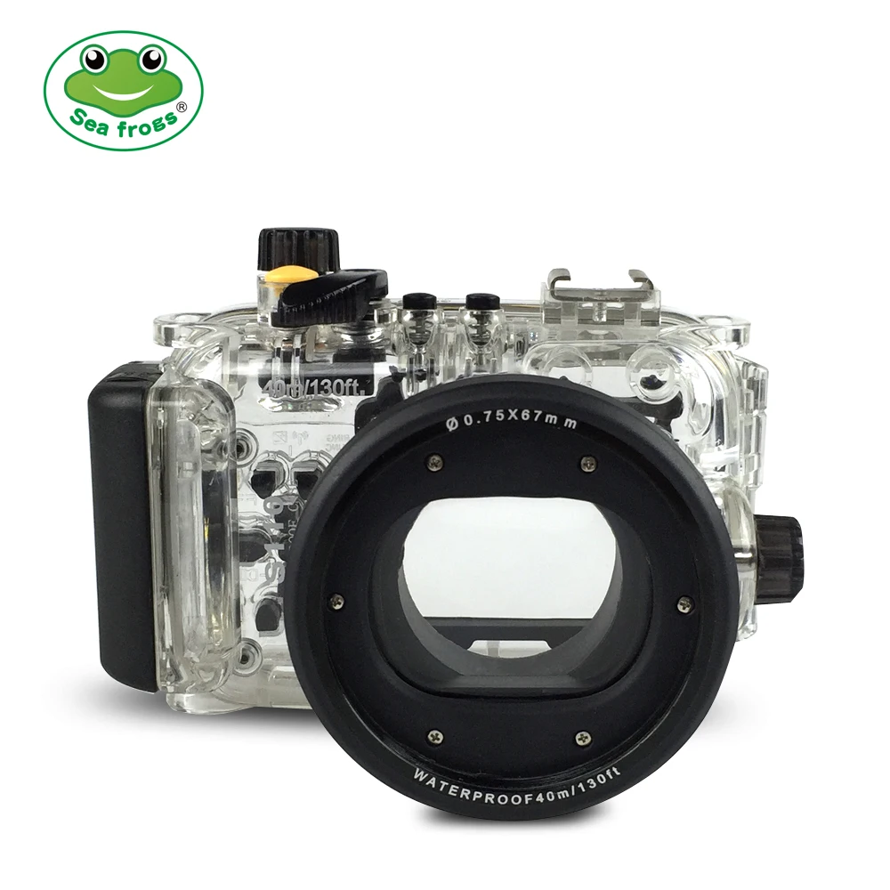 

For Canon S110 Camera Underwater Housing Waterproof Transparent Case Camera Function Control Cover Device + Scuba Diving Glasses