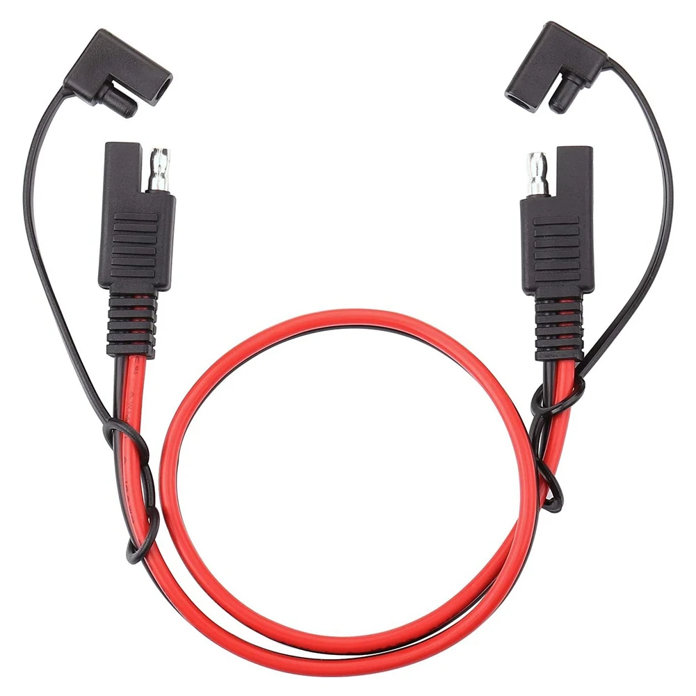 SAE Extension Cable 3FT 14AWG SAE to SAE Quick Disconnect Connector for Solar Panel Battery Motorcycle Cars Tractor