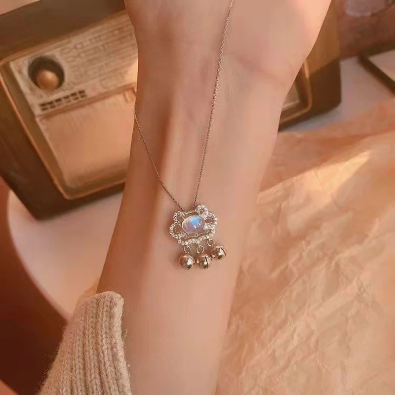 

Цепочка с замком женская, безопасное ожерелье до ключицы, аксессуар для студенток, простая темпераментная Подарочная бижутерия