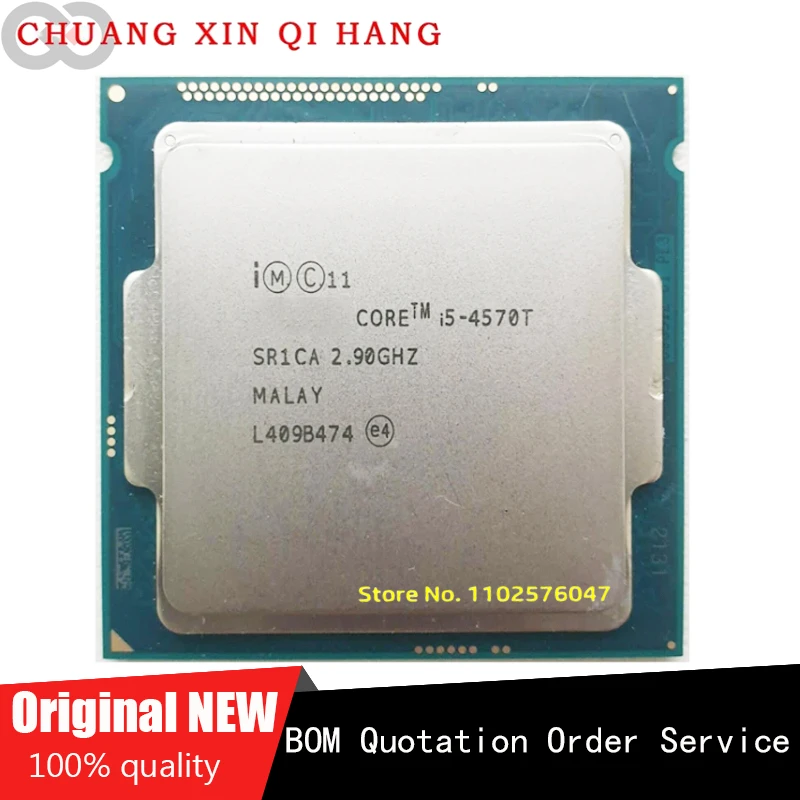 

For Intel i5-4570T 2.9GHz dual-core four-thread CPU4M 35W LGA 1150 Processor I5 4570T