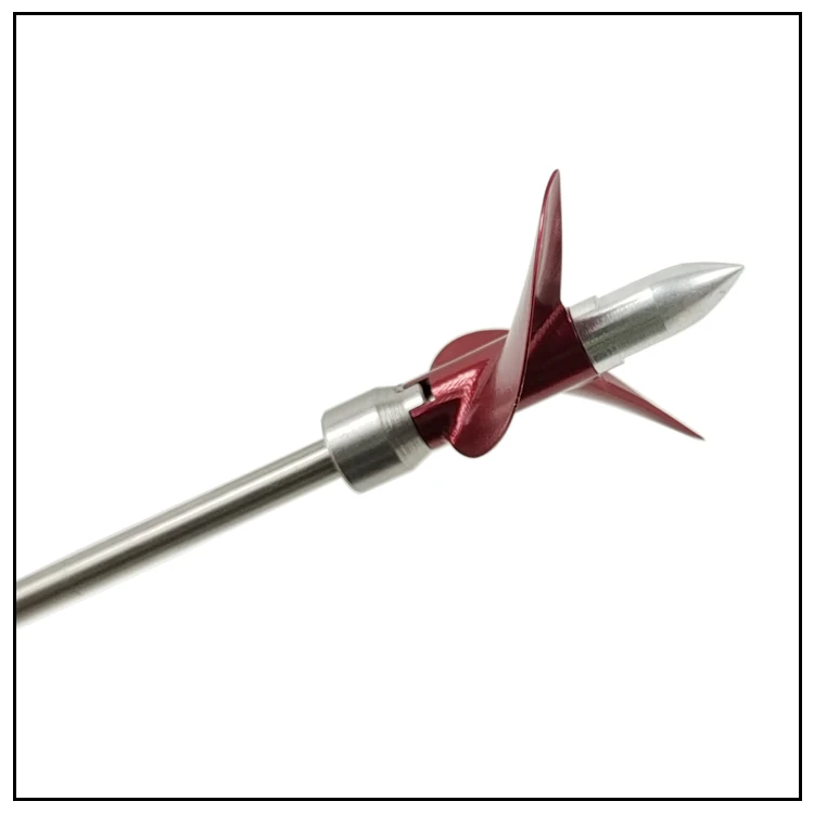 Винт высокоскоростной с большим V-образным шагом, на байонете, изготовленный из алюминиевого сплава на станке с ЧПУ, с диаметром отверстия 45 мм и шагом 1,9, для гоночной электрической лодки серии Cat.