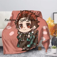 3d anime printing blanket soft warm comfortable fall winter throw sleeping blanket flannel warm sleeping blanket